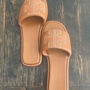 Tory Burch Double T Sport Slide Sandal